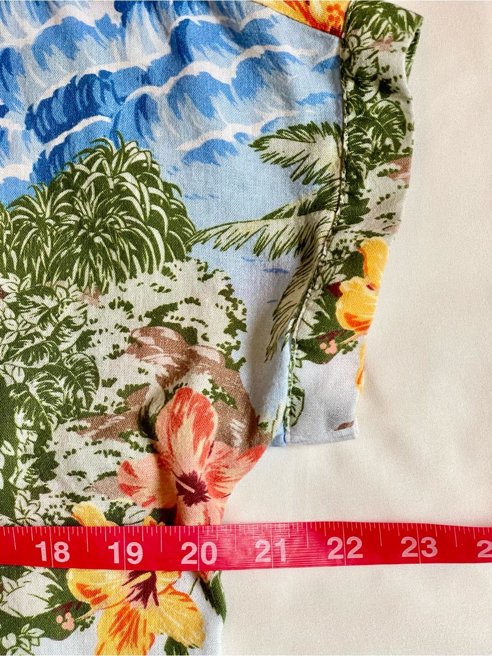 Marine Layer Tropical Hawaiian Button Up Camp Shirt Small - Picture 5 of 8